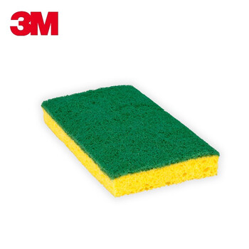 3M 思高进口百洁布 木浆海绵超洁净不易沾油 商用酒店食堂清洁 大块单片装