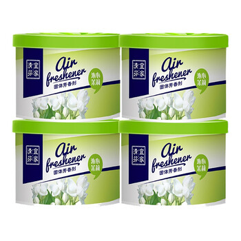 益美得 YC02 空气清新剂固体芳香剂卫生间浴室香薰清香剂70g/盒 桂花香四盒装