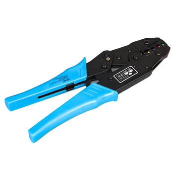 天旭棘轮式压线钳预绝缘端子压接钳0.25-6mm平方SV/RV省力接线钳电工钳HS-40J 1把