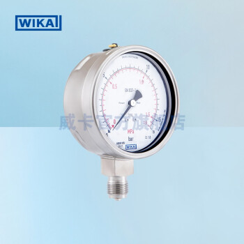 威卡（WIKA）232.50.100 不锈钢波登管压力表 径向安装