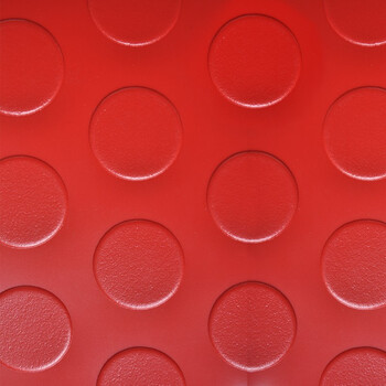 益美得 WSD0005 PVC地垫酒店工厂车间室外防滑地垫 普通1.5mm厚 铜钱红0.7米宽*1米长