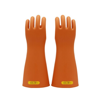 双安 25KV橡胶绝缘手套（手型）带电作业电力配电房安全防触电