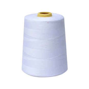 联嘉 402缝包线8000码 手缝针线大卷缝衣线粗线缝纫线 漂白色 宽8.2cm×长11.1cm