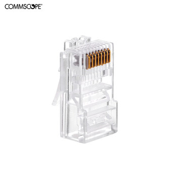 康普 AMP NETCONNECT 原装超五类网络水晶头 RJ45(100个一包）8-554720-3（原安普布线品牌）