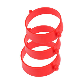 金诗洛（Kimslow）KSL201 PVC路锥套环 链条扣环 红色挂钩 塑料路锥连接环 圆锥环 链条套环 红色5只