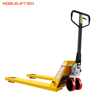 诺力（NOBLELIFT）叉车手动液压搬运车地牛托盘手拉车AC3吨外宽685叉长1220聚氨酯轮  1台