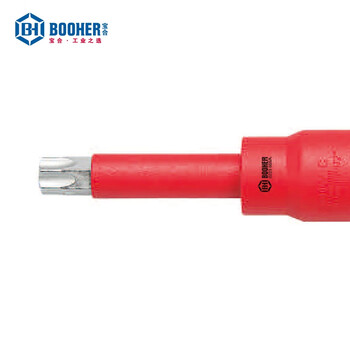 宝合(booher)1/2"双色绝缘花型旋具套筒T40x120mm