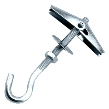 稳斯坦 广告吊旗夹海报杆悬挂配件画轴天花板吊顶挂钩M5兰花钩石膏板挂环  W406