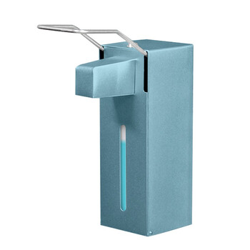 益美得 LSL333467 卫生间铝合金手动皂液器酒店厕所凝胶按压式洗手机 金色（滴液款）