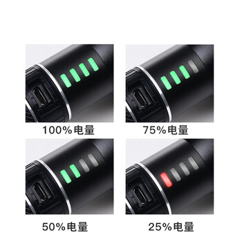 TANK007 探客LED强光手电 5W射程500米 户外巡逻搜索长柄手电筒带指示灯款 A602L 套装