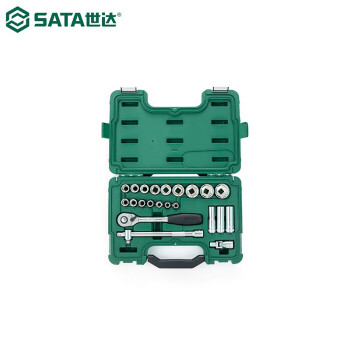 世达（SATA）09005 23件12.5MM系列套筒组套 09005 钢制