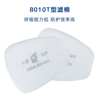 普达 KN95呼吸防护套装 防毒口罩 防毒半面罩FD410 410+P-B-1滤毒盒2个+滤棉2片套装