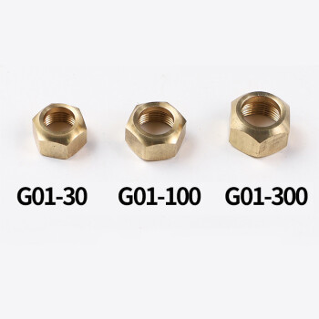 上柯 HY024 割枪割嘴螺母螺帽 全铜割炬压帽大帽螺丝焊割配件 G01-100型螺帽