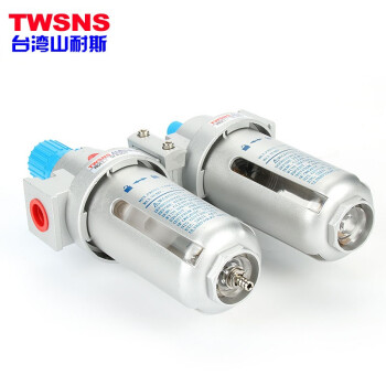 山耐斯（TWSNS）气源处理器二联件SFC/SFR200300400过滤油水分离器调压阀 过滤调压 二联件SFC300三分接口