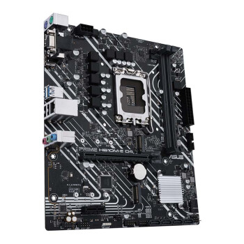华硕（ASUS）PRIME H610M-E D4主板 支持 CPU G7400/G6900/12100F/13100F/12400F（Intel H610/LGA 1700）
