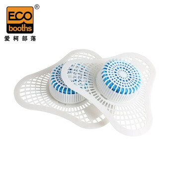 爱柯布洛 小便池尿斗香片 卫生间除臭过滤网（6片）除味三角尿斗香片防堵塞蓝色221208