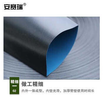 安赛瑞 输水带 微喷滴灌主管输水带 75×1.0mm 100米 大棚农田灌溉软管水带 输水管 710761