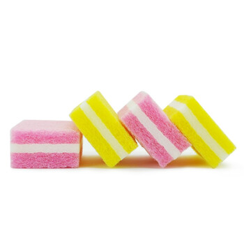 益美得 QJK002 多功能百洁布海绵清洁块清洁擦拭洗碗布 夹层百洁布（4块装）