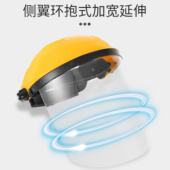 星工（XINGGONG）防护面屏 防灰防尘防飞沫防液体喷溅全脸防护高清透光面罩 5只装