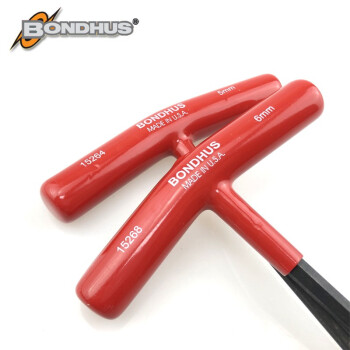 美国波顿BONDHUS公制T型平头13252内六角扳手内六角螺丝刀2x150mm 13252 铬钒合金钢 1