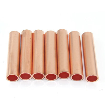 BOWERY铜连接管中间对接铜线耳接线端子紫铜铜鼻子直通铜管GT-185mm平方 1个