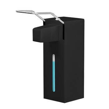 益美得 LSL333464 卫生间铝合金手动皂液器酒店厕所凝胶按压式洗手机  银色（滴液款）