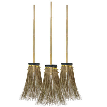 益美得 FH-1357  竹扫把清洁大扫把扫马路庭院环卫物业园林葵扫把 葵骨长尾扫把