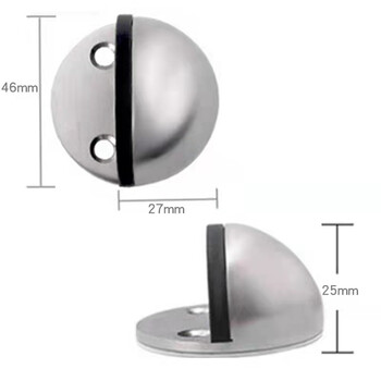 聚远 JUYUAN 免打孔门吸 不锈钢门挡门阻 门顶防撞橡胶门碰龟顶 . 20个起售 不零售