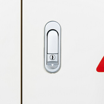 京顿JINGDUN 气瓶柜防爆柜实验室工厂压缩气体储存安全柜 灰白单瓶柜带报警