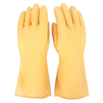优导仕 乳胶手套 加厚防水防油耐磨工业劳保手套1双 大号