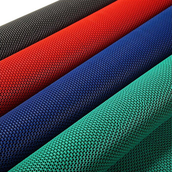 豫之韵 防滑垫浴室门垫防水走廊厕所卫生间塑料PVC脚垫阳台厨房镂空地垫 灰色加厚5mm1.2米宽1米长