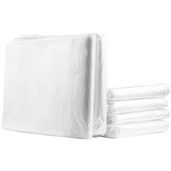 益美得 FW-2056 垃圾袋平口加厚白色酒店商用环卫物业塑料袋 60*80CM 100只装