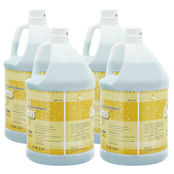 超宝（CHAOBAO）DFF014 绿水中性清洁剂 商用地板地面清洗剂 3.8L*1瓶