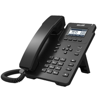 ATCOM简能D2X系列云总机话机网络IP电话机IMS云固定办公电话机适用电信移动联通云IP固话业务 D21