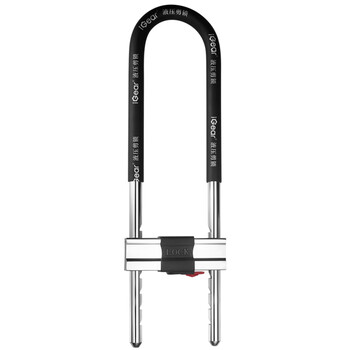 iGear U型锁 双开玻璃门锁 抗剪防撬u型锁 防盗锁具 摩托车锁JU-102-400