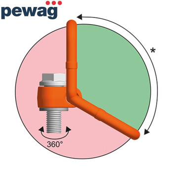 培瓦克 pewag 侧拉旋转吊点 PLAW 0.3t M8 客服确认价格交期