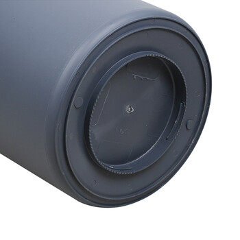 白云清洁（baiyun cleaning）AF07508 大号圆形桶垃圾桶 储物水桶 高铁机场酒店工业工厂环卫物业用蓄水桶 无轮带盖168L