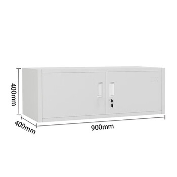 万尊 钢制储物柜顶柜900*400*400mm工具柜铁皮柜带锁