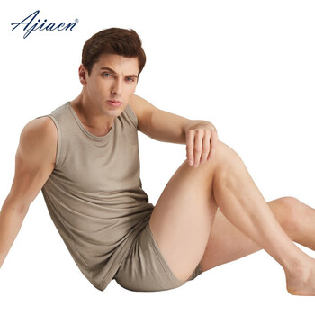 爱家 AJ507 男士双面银纤维防辐射衣 防电磁辐射背心四季装 银灰色 定做 XL码 1件