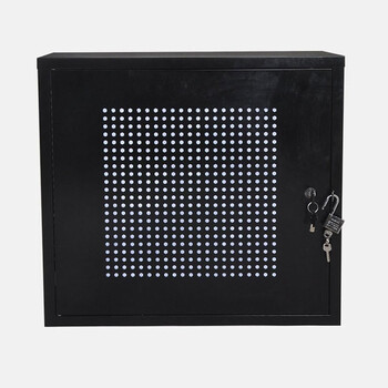 万尊 钢制主机保护箱安全机箱600*600*260mm数据防盗禁用usb双锁保护罩