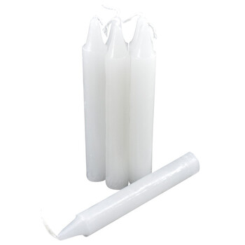 元汗773应急无烟蜡烛 加粗款 直径25mm高16cm 10支/包 停电照明日用实验用白蜡烛 定制