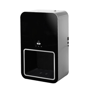 益美得 LSL33348 不锈钢2000ML移动智能洗手机免接触红外线自动感应皂液器 桔红色+银色支架