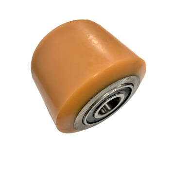 德国永恒力配件 手动托盘车聚氨酯双承载轮组件 钢芯聚氨酯双轮含轴承及双轮管轴 适用于AM22