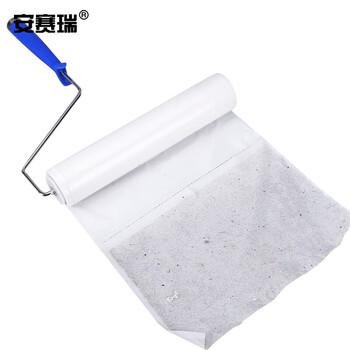 安赛瑞 12寸粘尘滚筒套装（5个滚筒+1个手柄）大号洁净室无尘室实验室电子厂车间粘尘滚筒套装 长30cm 22331