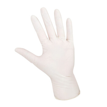 巴泽尔一次性乳胶手套 可触屏 隔离100只/盒 752 L码