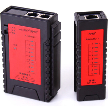 精明鼠(noyafa)NF-468网络测试仪可测试网络线电话线测线仪两用测线仪网线电话线