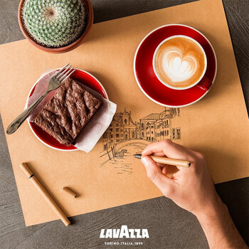 拉瓦萨（LAVAZZA）意大利进口经典浓醇现磨黑咖啡粉黑咖啡低脂 经典咖啡粉250g
