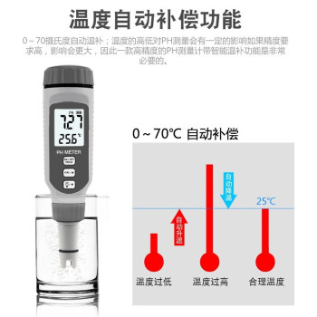 希玛 PH818 ph值测试仪测试笔 酸碱度测试仪ph计自来水饮用水检测工业水族馆鱼缸水质检测仪 1年维保