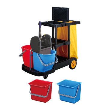 优易固(YOUYIGU)宾馆酒店多功能清洁车商用保洁车保洁工具车布草车客房服务车多层手推车垃圾车069B