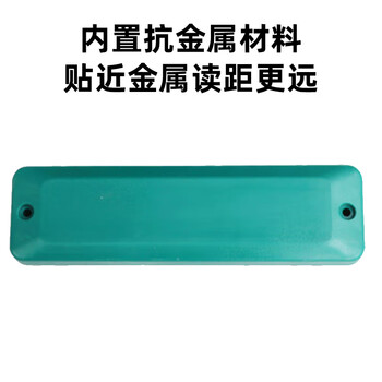 译维（Ezscan）rfid电子标签UHF超高频ABS抗金属标签 118mm*32mm 1个（绿色，不带背胶）